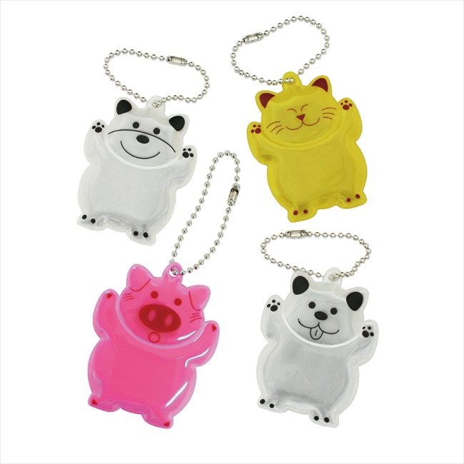 樂天商城 - アニマルリフレクター S2951 粗品 景品 記念品 来場記念 来店促進 ノベルティ プチギフト