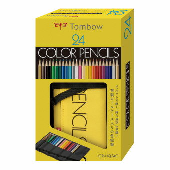 Rakuten - ロールケース入色鉛筆24色NQ CRーNQ24C 景品 記念品 粗品 ノベルティ 名入れ 御挨拶 ご挨拶