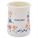 「マリクレール」“fleurette(フルレット)”ホーローカトラリースタンド MCY-09 キッチン キッチン雑貨 内祝 内祝い お祝 御祝 記念品 出産内祝...