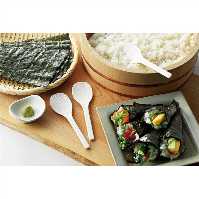 手巻き寿司しゃもじ3本組 CH-2037 キッチン キッチン雑貨 内祝 内祝い お祝 御祝 記念品 出産内祝い プレゼント 快気祝い 粗供養 引出物