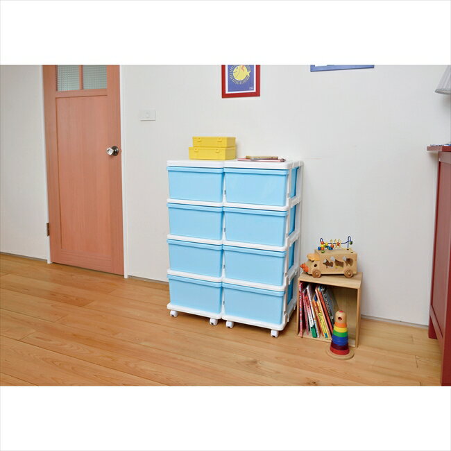 樂天商城 - カラーシーズユニット4段 WHブルー キッチン キッチン雑貨 内祝 内祝い お祝 御祝 記念品 出産内祝い プレゼント 快気祝い 粗供養 引出物