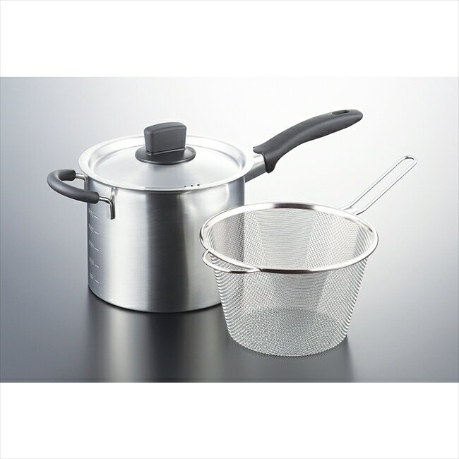 「創燕」ミニパスタポット18cm（ストレーナ付） SE-08 キッチン キッチン雑貨 内祝 内祝い お祝 御祝 ..