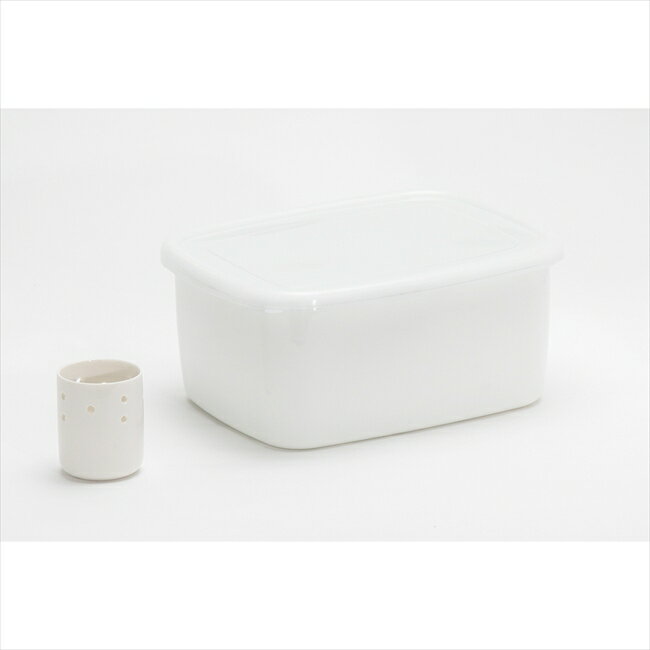 冷蔵庫用ホーローぬか漬け容器（水取器付）WT YH-805 キッチン キッチン雑貨 内祝 内祝い お祝 御祝 記念品 出産内祝い プレゼント 快気祝い 粗供養 引出物