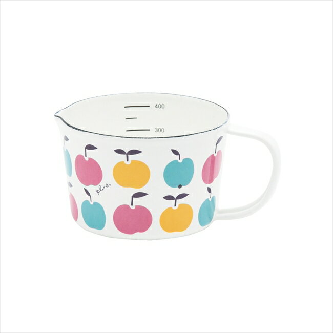 「Plune.」ホーローメジャーカップ・SWT りんごたち MC-602 キッチン キッチン雑貨 内祝 内祝い お祝 御祝 記念品 出産内祝い プレゼント 快気祝い 粗供養 引出物