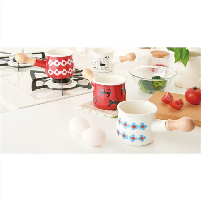 「Plune.」ホーロープチミルクパンWT OHANA TYJ-731 キッチン キッチン雑貨 内祝 内祝い お祝 御祝 記念品 出産内祝い プレゼント 快気祝い 粗供養 引出物