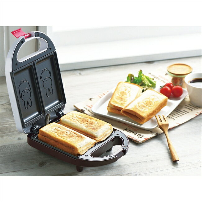 「ミッフィー」耳まで焼けるホットサンドメーカー DB-207 キッチン キッチン雑貨 内祝 内祝い お祝 御祝 記念品 出産内祝い プレゼント 快気祝い 粗供養 引出物