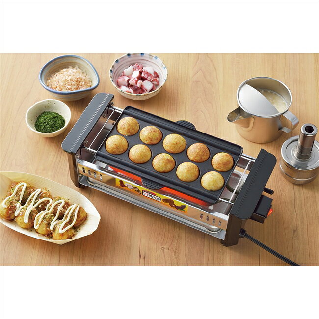 アミ焼大将・ワイド（たこ焼きプレート付） AYT-03 キッチン キッチン雑貨 内祝 内祝い お祝 御祝 記念品 出産内祝い プレゼント 快気祝い 粗供養 引出物 cococara-10418393 贈り物専門店ココイロギフト パッケージ画像