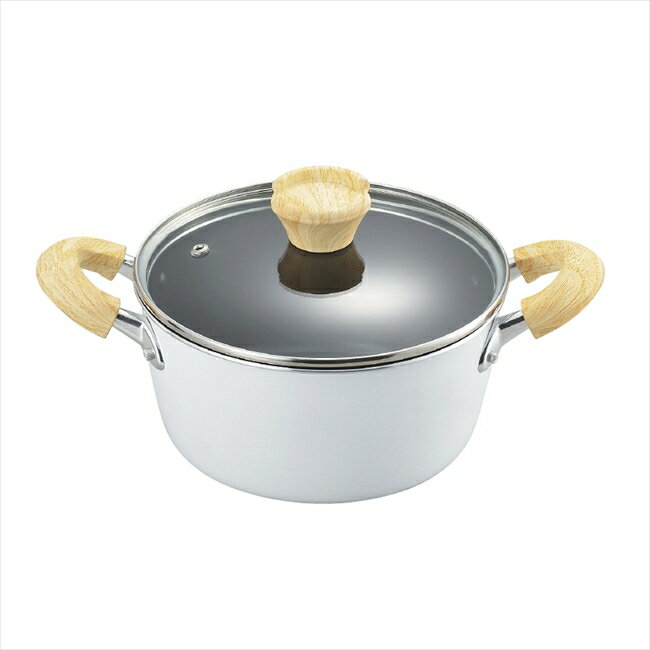 「ナチュラプラス」 IH対応両手鍋20cm NRP-06 キッチン キッチン雑貨 内祝 内祝い お祝 御祝 記念品 出産内祝い プレゼント 快気祝い 粗供養 引出物