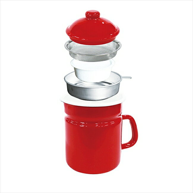 活性炭付オイルポット0.7? PCL-06R・レッド キッチン キッチン雑貨 内祝 内祝い お祝 御祝 記念品 出産内祝い プレゼント 快気祝い 粗供養 引出物