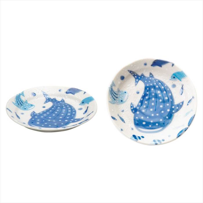 波間の甚兵衛 小皿ペア 内祝 内祝い お祝 御祝 記念品 出産内祝い プレゼント 快気祝い 粗供養 引出物