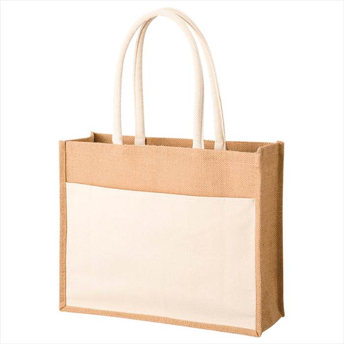 ジュート&キャンバスポケットトート（L） 内祝 内祝い お祝 御祝 記念品 出産内祝い プレゼント 快気祝い 粗供養 引出物(3)