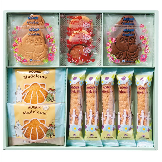 Japanese, Chinese Sweets - ムーミンスイーツセット MS-15R 内祝 内祝い お祝 御祝 記念品 出産内祝い プレゼント 快気祝い 粗供養 引出物