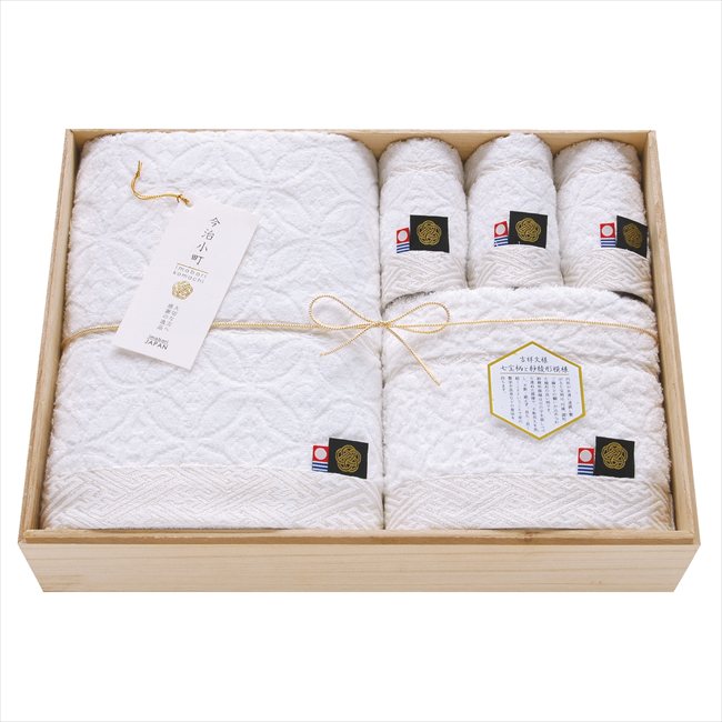 今治小町 白無垢 深木箱入りタオルセット TIK0014205 内祝 内祝い お祝 御祝 記念品 出産内祝い プレゼント 快気祝い 粗供養 引出物