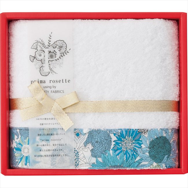 prima rosette using by LIBERTY FABRICS PR-2412-BL 内祝 内祝い お祝 御祝 記念品 出産内祝い プレゼント 快気祝い 粗供養 引出物