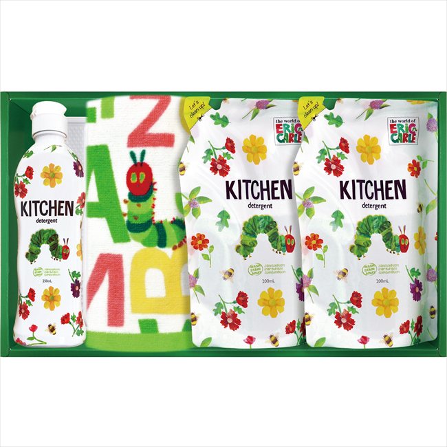 はらぺこあおむし キッチン洗剤セット H-20AZ 内祝 内祝い お祝 御祝 記念品 出産内祝い プレゼント 快気祝い 粗供養 引出物