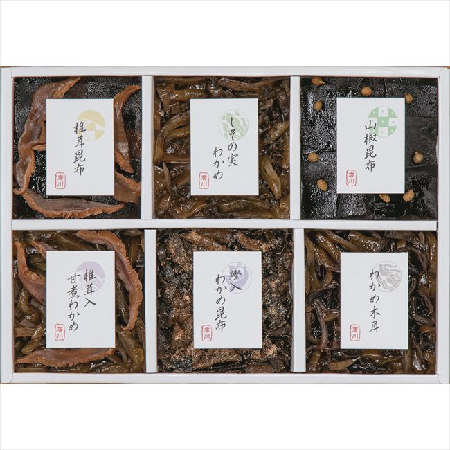 组合, 礼盒 - 御昆布　6品佃煮詰合せ（KB−25） 200-44 内祝 内祝い お祝 御祝 記念品 出産内祝い プレゼント 快気祝い 粗供養 引出物