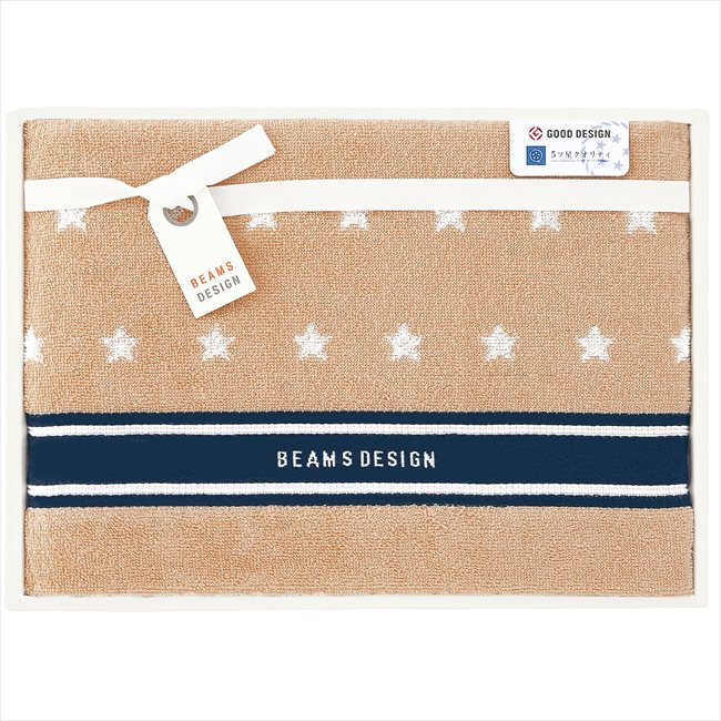 乐天商城 - BEAMS DESIGN NEW STAR GIFTバスタオル 51-3129300 内祝 内祝い お祝 御祝 記念品 出産内祝い プレゼント 快気祝い 粗供養 引出物