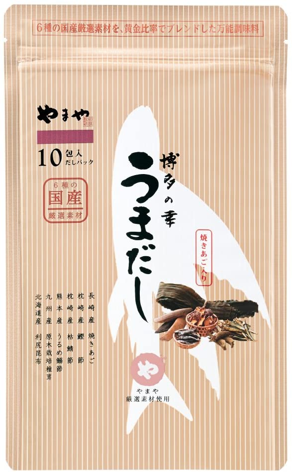 ブランドやまや 梱包サイズ24.3 x 20.6 x 2.2 cm; 94 g 産地（地方）九州地方 産地（都道府県）福岡県 メーカーやまやコミュニケーションズ 原産国名日本 原材料食塩、風味原料(鰹節粉末、鯖節粉末、うるめ鰯節粉末、焼きあご粉末、昆布粒、椎茸粉末)、砂糖、粉末醤油、調味料(アミノ酸等)、加工デンプン、乳酸カルシウム 商品の重量94 g　 メーカー希望小売価格はメーカーカタログに基づいて掲載しています ■さまざまなギフトアイテムをご用意しております。 内祝　内祝い　お祝い返し　ウェディングギフト　ブライダルギフト　引き出物　引出物　結婚引き出物　結婚引出物　結婚内祝い　出産内祝い 命名内祝い　入園内祝い　入学内祝い　卒園内祝い　卒業内祝い　就職内祝い　新築内祝い　引越し内祝い　快気内祝い　開店内祝い　二次会 披露宴　お祝い　御祝　結婚式　結婚祝い　出産祝い　初節句　七五三　入園祝い　入学祝い　卒園祝い　卒業祝い　成人式　就職祝い　昇進祝い 新築祝い　上棟祝い　引っ越し祝い　引越し祝い　開店祝い　退職祝い　快気祝い　全快祝い　初老祝い　還暦祝い　古稀祝い　喜寿祝い　傘寿祝い 米寿祝い　卒寿祝い　白寿祝い　長寿祝い　金婚式　銀婚式　ダイヤモンド婚式　結婚記念日　ギフト　ギフトセット　セット　詰め合わせ　贈答品　お返し お礼　御礼　ごあいさつ　ご挨拶　御挨拶　プレゼント　お見舞い　お見舞御礼　お餞別　引越し　引越しご挨拶　記念日　誕生日　父の日　母の日　敬老の日 記念品　卒業記念品　定年退職記念品　ゴルフコンペ　コンペ景品　景品　賞品　粗品　お香典返し　香典返し　志　満中陰志　弔事　会葬御礼　法要 法要引き出物　法要引出物　法事　法事引き出物　法事引出物　忌明け　四十九日　七七日忌明け志　一周忌　三回忌　回忌法要　偲び草　粗供養　初盆 供物　お供え　お中元　御中元　お歳暮　御歳暮　お年賀　御年賀　残暑見舞い　年始挨拶　ボーリング大会　景品　レミパン　ゼリー　スターバックス 千疋屋　結婚式　そうめん　ローラアシュレイ　プリン　話題　ディズニー　カタログギフト　ティファール　ビタクラフト　ステンレスタンブラー　リラックマ のし無料　メッセージカード無料　ラッピング無料ブランドやまや 梱包サイズ24.3 x 20.6 x 2.2 cm; 94 g 産地（地方）九州地方 産地（都道府県）福岡県 メーカーやまやコミュニケーションズ 原産国名日本 原材料食塩、風味原料(鰹節粉末、鯖節粉末、うるめ鰯節粉末、焼きあご粉末、昆布粒、椎茸粉末)、砂糖、粉末醤油、調味料(アミノ酸等)、加工デンプン、乳酸カルシウム 商品の重量94 g　