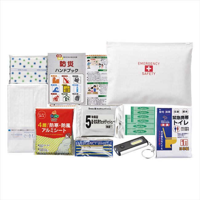 携帯エマージェンシーセット KSJ-2500G 景品 記念品 粗品 ノベルティ 名入れ 御挨拶 ご挨拶