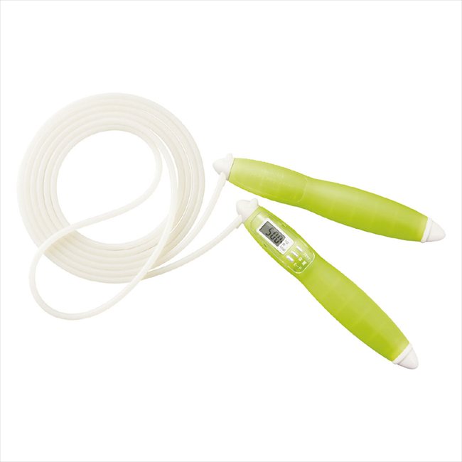 消費カロリー計付きなわとび カロリージャンプ TSー960GR 景品 記念品 粗品 ノベルティ 名入れ 御挨拶 ..