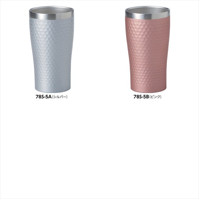 真空ステンレスサーモタンブラー1P B/ピンク 191151 景品 記念品 粗品 ノベルティ 名入れ 御挨拶 ご挨拶