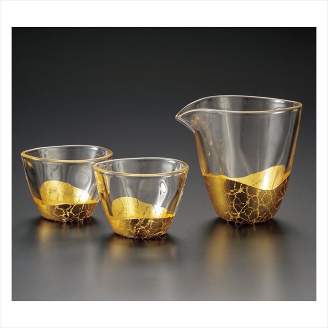 箔一 貫入 酒器セット A161-03023 景品 記念品 粗品 ノベルティ 名入れ 御挨拶 ご挨拶