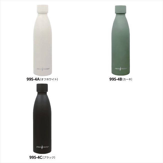 フィールドチャンプ 炭酸対応スポーツボトル530ml C/ブラック 107-206 景品 記念品 粗品 ノベルティ 名入れ 御挨拶 ご挨拶