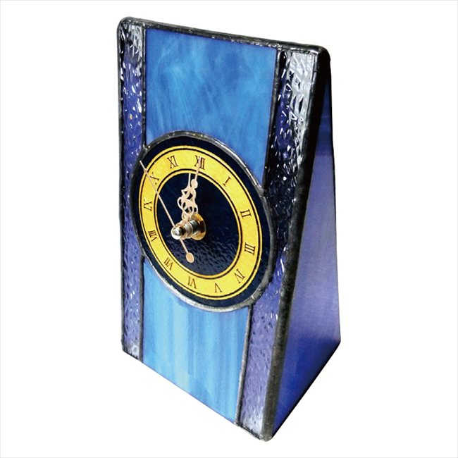 ステンドグラス置時計 SC-01 景品 記念品 粗品 ノベルティ 名入れ 御挨拶 ご挨拶