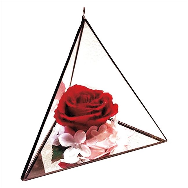 プリザーブドフラワー・ ステンドグラスケース PSC-02 景品 記念品 粗品 ノベルティ 名入れ 御挨拶 ご挨拶