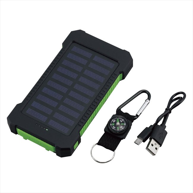 樂天商城 - ソーラー＆USBパワーチャージャー SVー7282 景品 記念品 粗品 ノベルティ 名入れ 御挨拶 ご挨拶