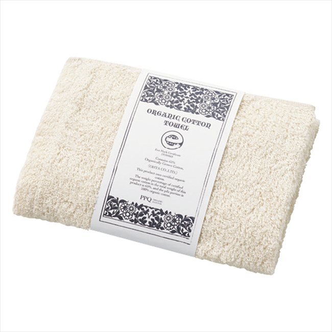 オーガニックコットン ハンドタオル OGE-KP35 景品 記念品 粗品 ノベルティ 名入れ 御挨拶 ご挨拶
