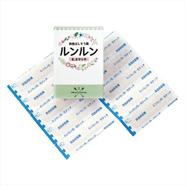樂天商城 - ルンルンB.B.タッチ 滅菌済絆創膏10枚 76007 景品 記念品 粗品 ノベルティ 名入れ 御挨拶 ご挨拶