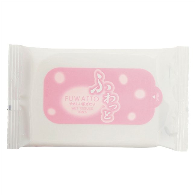 ふわっとウェットティッシュ10P 景品 記念品 粗品 ノベルティ 名入れ 御挨拶 ご挨拶