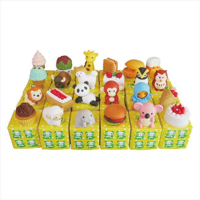 おもしろパズル消しゴム （小箱入） 指定不可 景品 記念品 粗品 ノベルティ 名入れ 御挨拶 ご挨拶