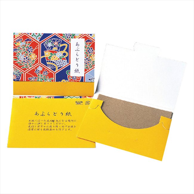 あぶらとり紙 30枚 74002 景品 記念品 粗品 ノベルティ 名入れ 御挨拶 ご挨拶