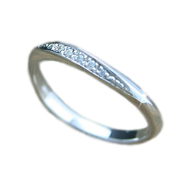 ホワイトゴールド リング K10 イエローゴールド ホワイトゴールド ピンクゴールド ファッションリング 天然ダイヤ ダイヤモンド リング 品質保証書 金属アレ...