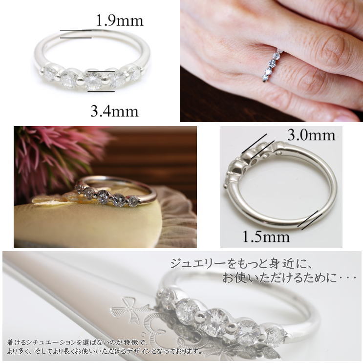 ホワイトゴールド リング K10 イエローゴールド ホワイトゴールド ピンクゴールド ファッションリング 天然ダイヤ ダイヤモンドリング 品質保証書 金属アレルギー 日本製 おしゃれ ジュエリー プレゼント ギフト クリスマス 卒業式 入学式 卒園式 入園式 お祝い