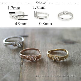 K10ゴールドリング結婚指輪ホワイトゴールドイエローゴールドピンクゴールドマリッジリング天然ダイヤモンド日本製