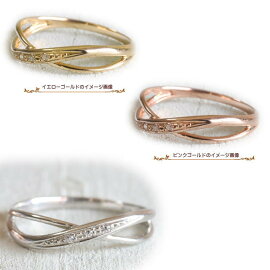 K10ゴールドリング結婚指輪ダイヤリングホワイトゴールドイエローゴールドピンクゴールド天然ダイヤモンド日本製
