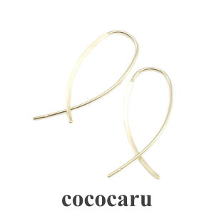 ピアス 金属アレルギー フープ k10 イエローゴールド/ホワイトゴールド/ピンクゴールド 品質保証書 日本製 バレンタイン ギフト プレゼント