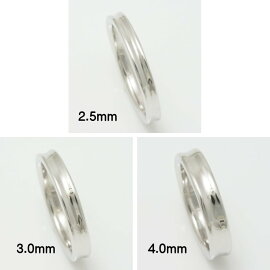 ペアリング2本セットK10ホワイトゴールドマリッジリング結婚指輪逆甲丸日本製【NEWショップ】