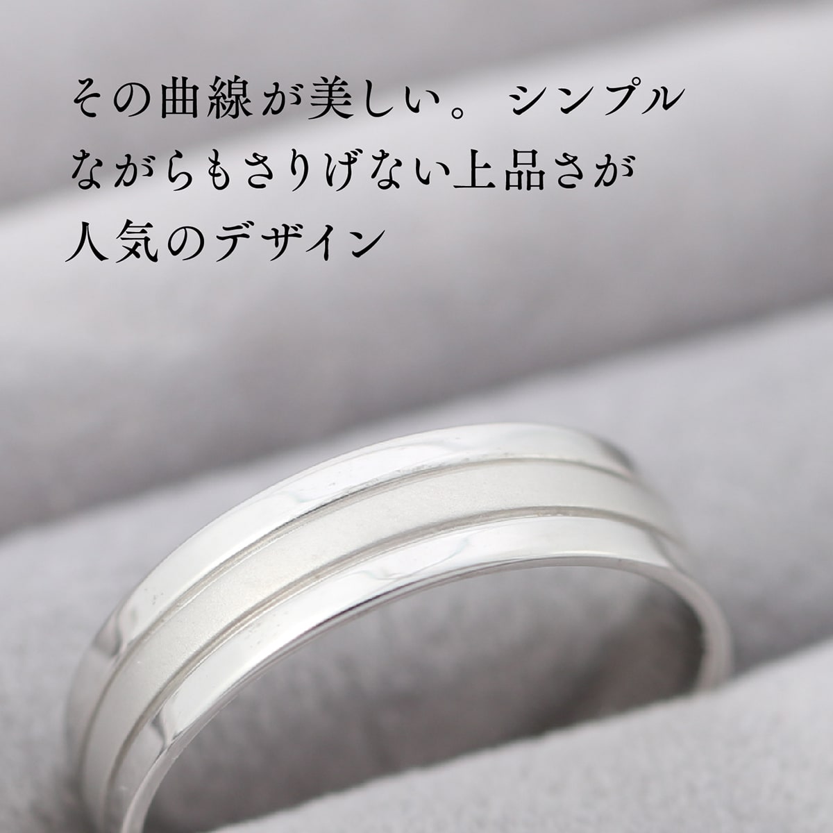 地金リング K18 イエローゴールド ホワイトゴールド ピンクゴールド ファッションリング 品質保証書 金属アレルギー 日本製 cococaru-10636041 ココカル サンプル画像2