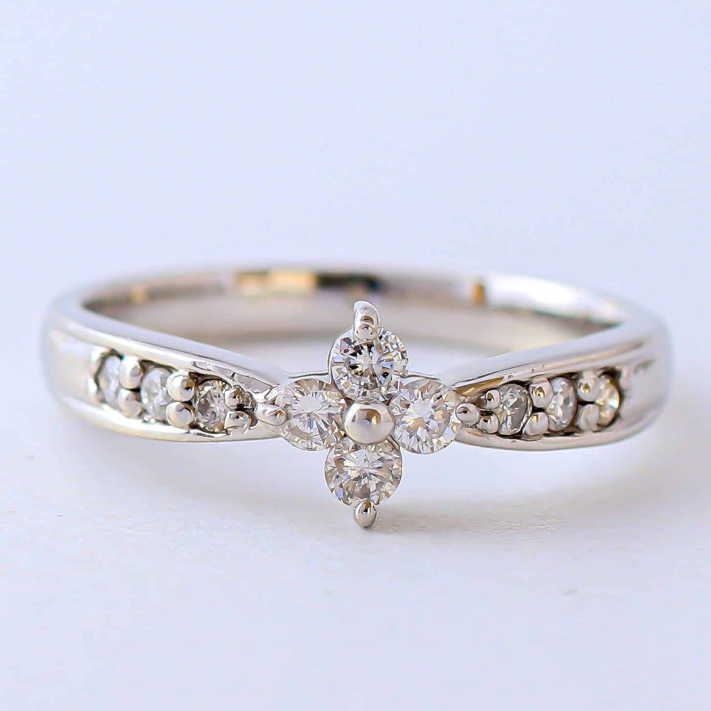 ホワイトゴールド リング K10 イエローゴールド ホワイトゴールド ピンクゴールド ファッションリング 天然ダイヤ ダイヤモンド リング 品質保証書 金属アレ...