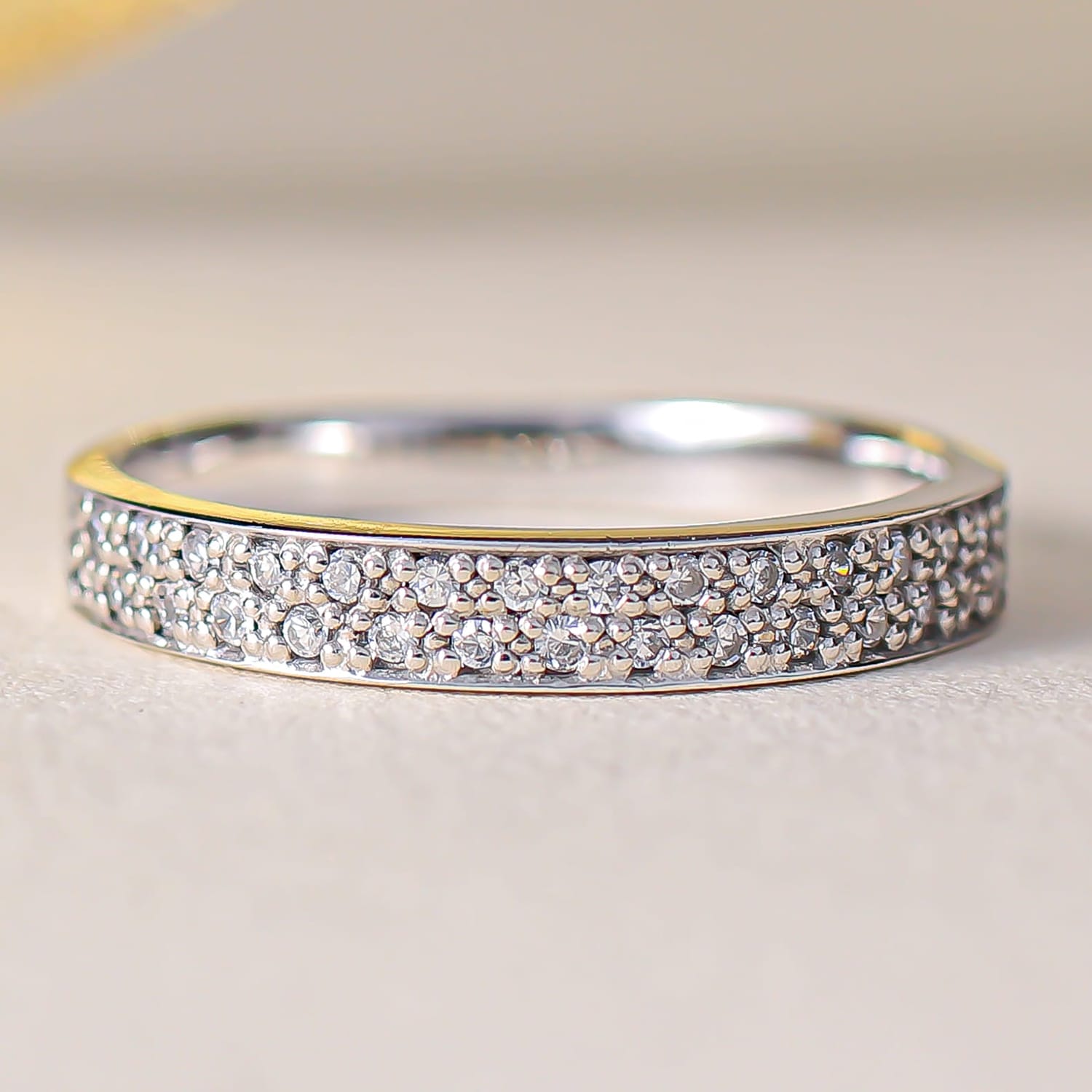 パヴェ ダイヤモンドリング シルバー925 シルバーリング ファッションリング 天然ダイヤ ダイヤモンド リング 品質保証書 金属アレルギー 日本製 おしゃれ ...