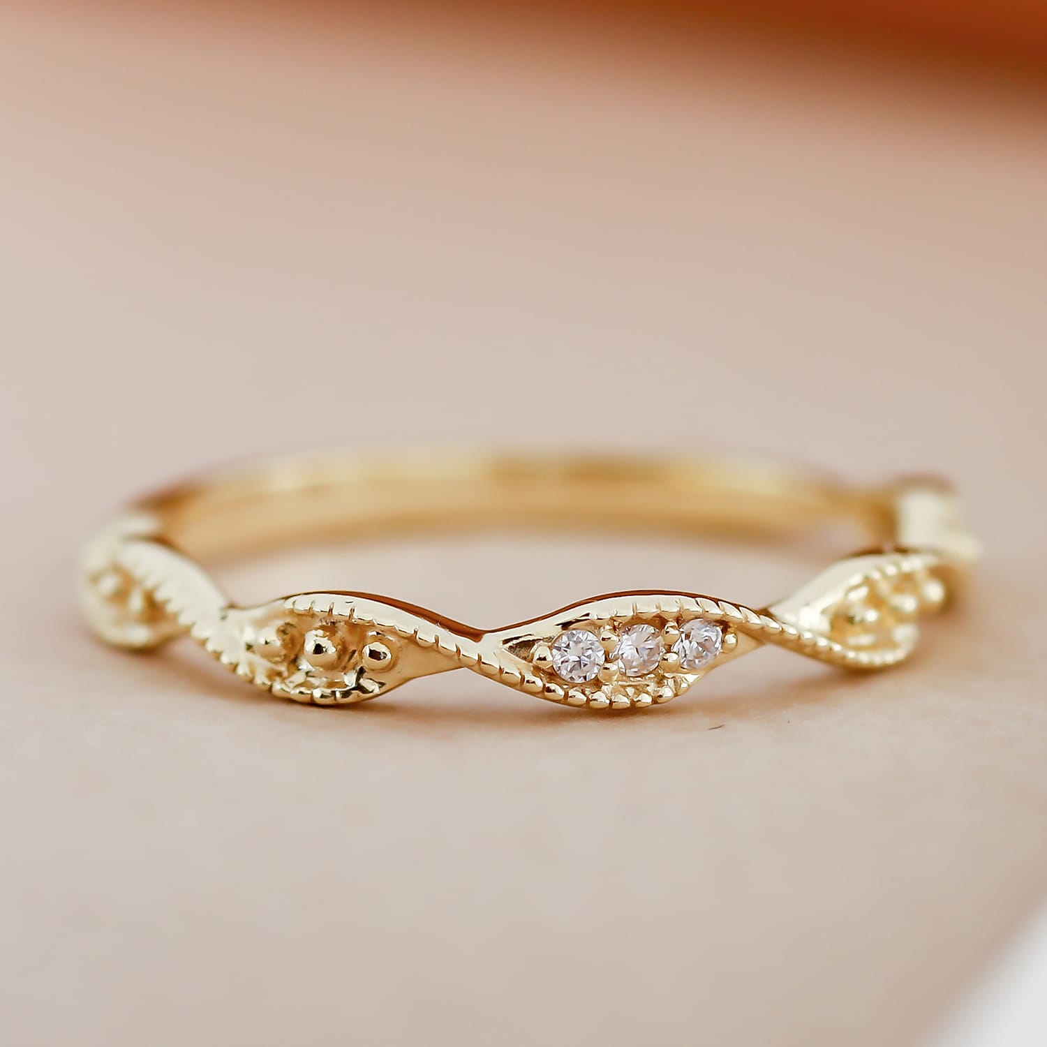 ホワイトゴールド リング K10 イエローゴールド ホワイトゴールド ピンクゴールド ファッションリング 天然ダイヤ ダイヤモンド リング 品質保証書 金属アレ...