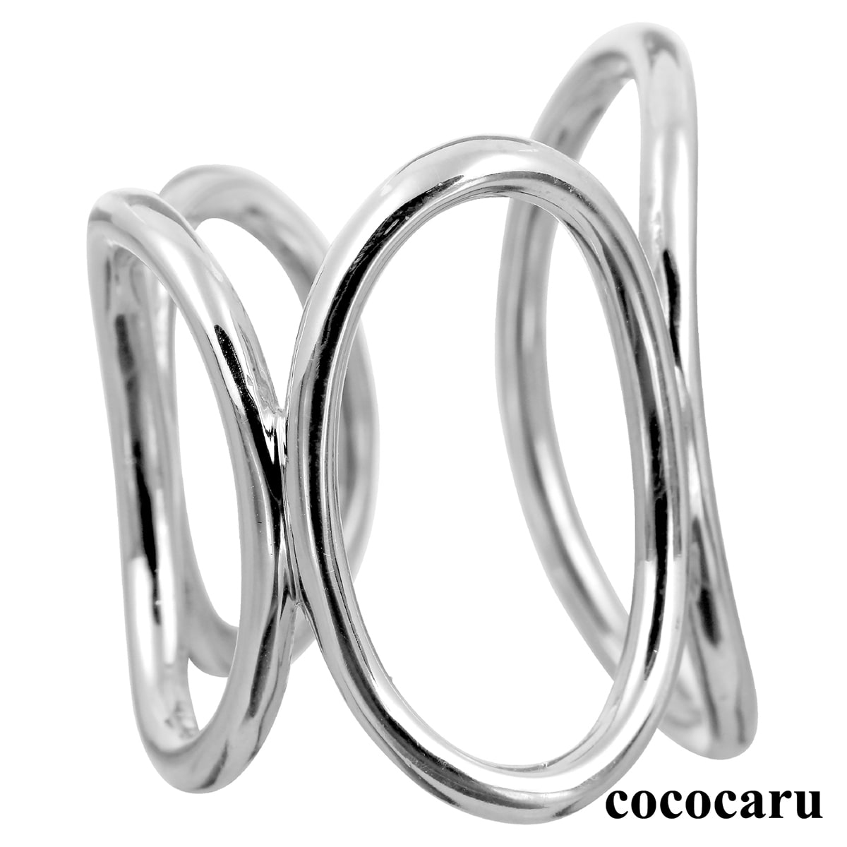 地金 リング フォークリング シルバー925 地金リング ファッションリング 品質保証書 金属アレルギー 日本製 おしゃれ ジュエリー プレゼント ギフト クリ...