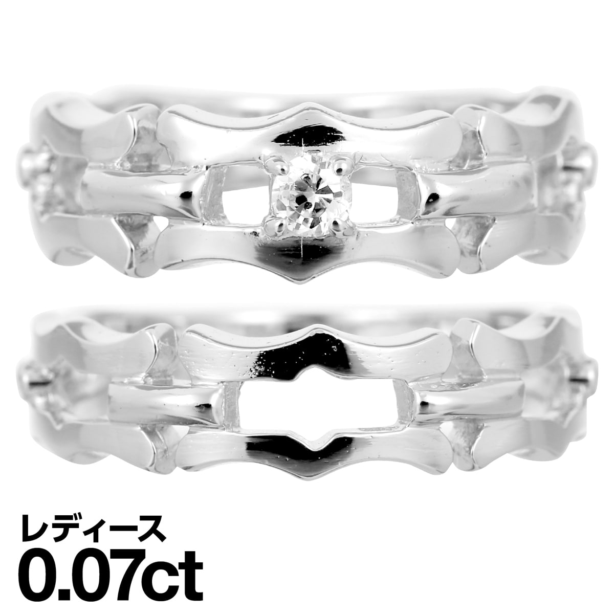 ペアリング K10 イエローゴールド ホワイトゴールド ピンクゴールド ダイヤモンド 2本セット 天然ダイヤ 品質保証書 金属アレルギー 日本製 おしゃれ ジュ...