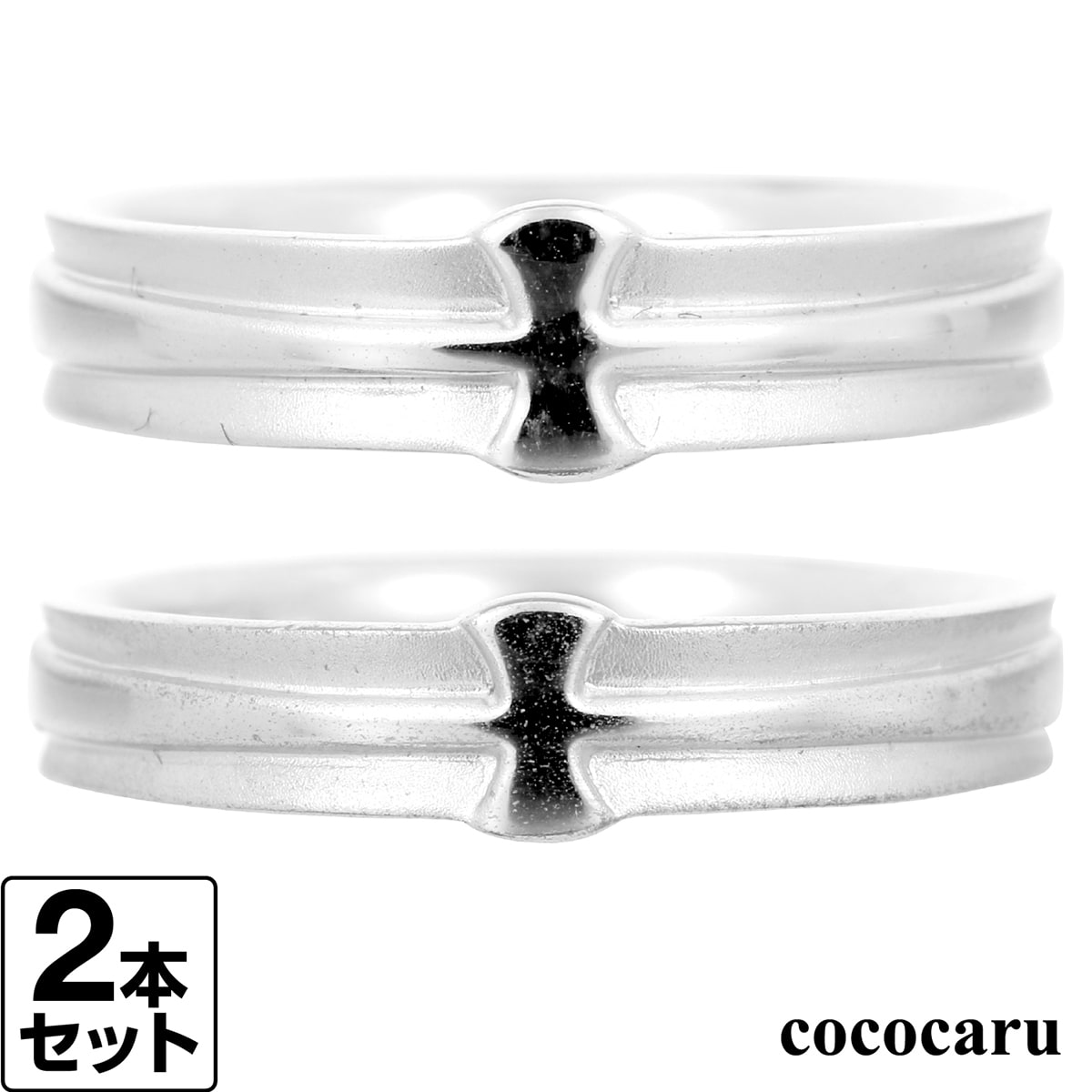 ペアリング K10 イエローゴールド ホワイトゴールド ピンクゴールド 2本セット 品質保証書 金属アレルギー 日本製 おしゃれ ジュエリー プレゼント ギフト...