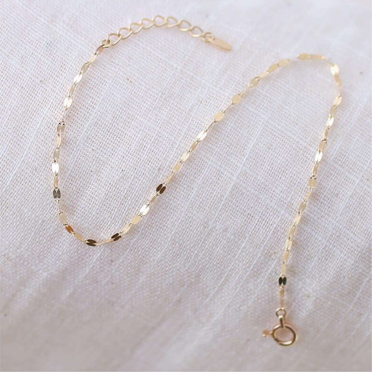 ブレスレット フラワーチェーン プラチナ Pt850 アジャスター付き シンプル 華奢 重ね着け 品質保証書 金属アレルギー 日本製 おしゃれ ジュエリー プレ...