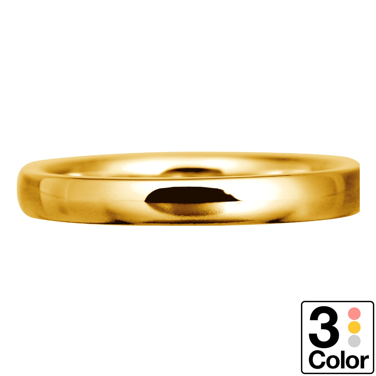 地金リング K10 イエローゴールド ホワイトゴールド ピンクゴールド 地金リング ファッションリング 品質保証書 金属アレルギー 日本製 おしゃれ ジュエリー...